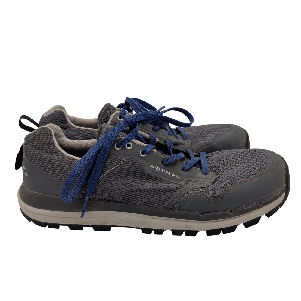 Astral TR1 Mesh Mens Trail Running Shoes Gray Blue S192 Size 9 Hiking Water Shoe